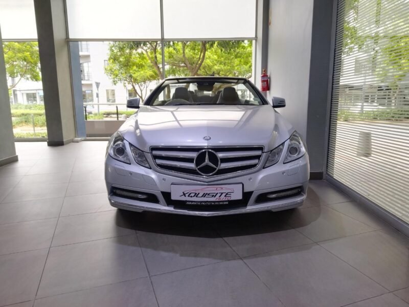 2013 Mercedes-Benz E-Class E250 Cabriolet For Sale In KZN