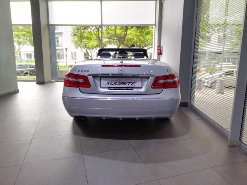 2013 Mercedes-Benz E-Class E250 Cabriolet For Sale In KZN